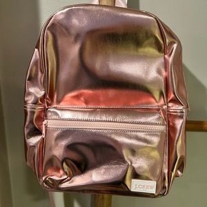 JCREW Rose Gold Backpack